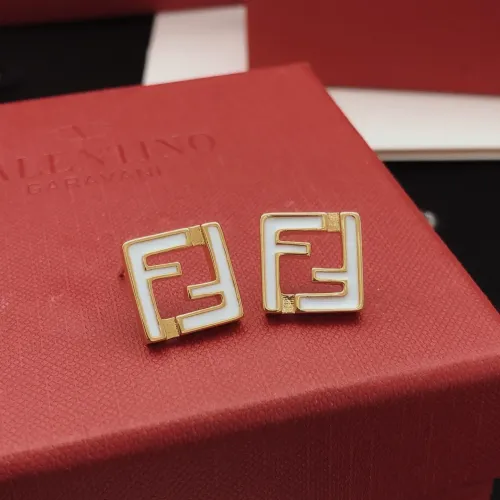 Replica Fendi Earrings For Women #1404904 $25.00 USD for Wholesale