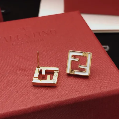 Replica Fendi Earrings For Women #1404904 $25.00 USD for Wholesale