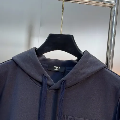 Replica Fendi Hoodies Long Sleeved For Men #1405089 $85.00 USD for Wholesale