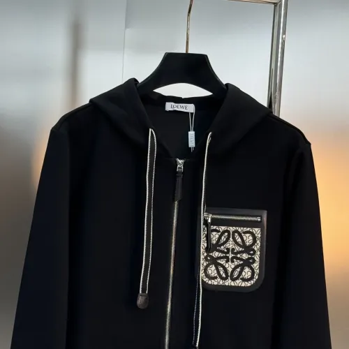 Replica LOEWE Hoodies Long Sleeved For Men #1405124 $96.00 USD for Wholesale