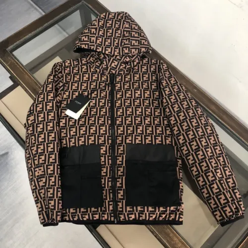 Cheap Fendi Down Feather Coat Long Sleeved For Men #1405207, $$155.00 USD On Fendi Down Feather Coat