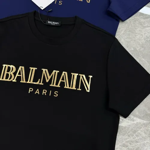 Replica Balmain T-Shirts Short Sleeved For Men #1405236 $76.00 USD for Wholesale