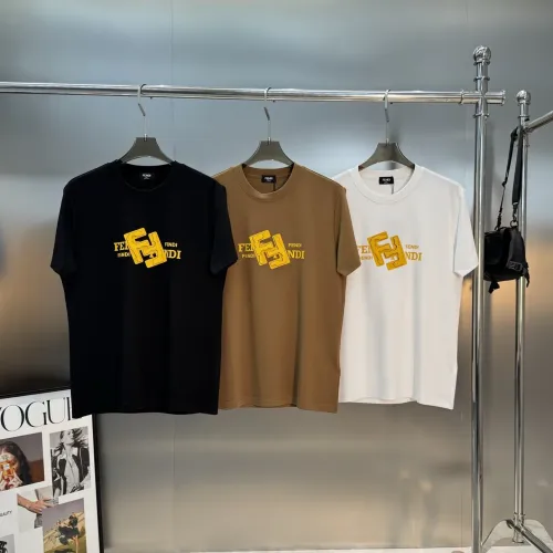 Replica Fendi T-Shirts Short Sleeved For Men #1405340 $80.00 USD for Wholesale