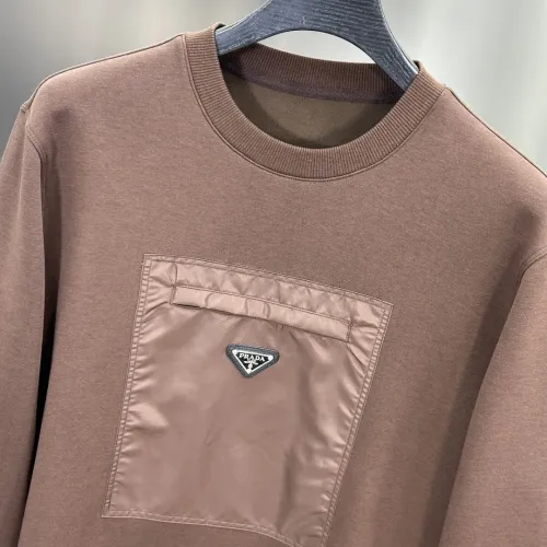 Replica Prada Hoodies Long Sleeved For Men #1405377 $82.00 USD for Wholesale