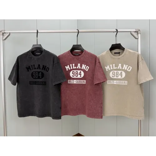 Replica Dolce & Gabbana D&G T-Shirts Short Sleeved For Unisex #1405582 $72.00 USD for Wholesale
