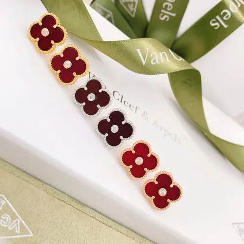 Replica Van Cleef & Arpels Earrings For Women #1406187 $25.00 USD for Wholesale