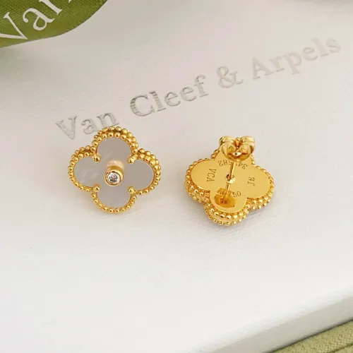 Replica Van Cleef & Arpels Earrings For Women #1406295 $25.00 USD for Wholesale