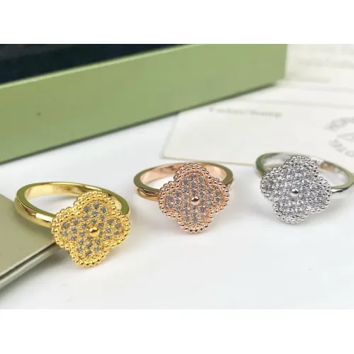 Replica Van Cleef & Arpels Rings In Gold For Women #1406729 $23.00 USD for Wholesale