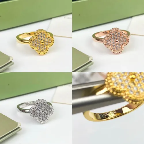 Replica Van Cleef & Arpels Rings In Gold For Women #1406729 $23.00 USD for Wholesale