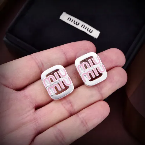 Replica MIU MIU Earrings For Women #1406949 $25.00 USD for Wholesale