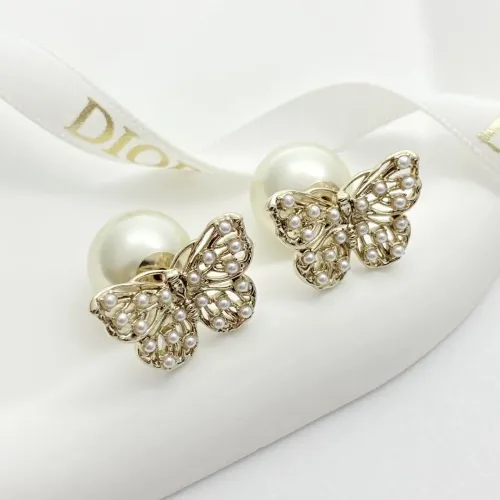 Replica Christian Dior Earrings For Women #1406980 $29.00 USD for Wholesale
