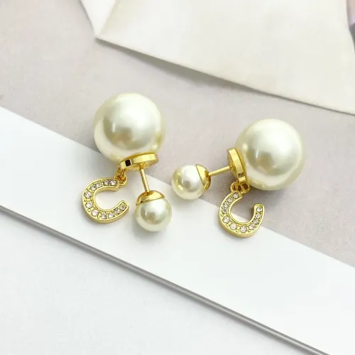 Replica Christian Dior Earrings For Women #1406984 $29.00 USD for Wholesale