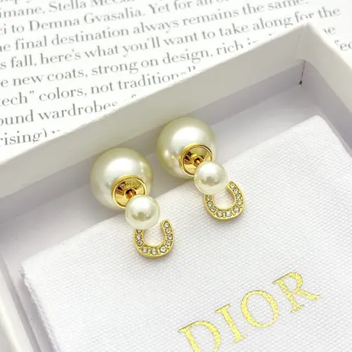 Replica Christian Dior Earrings For Women #1406984 $29.00 USD for Wholesale