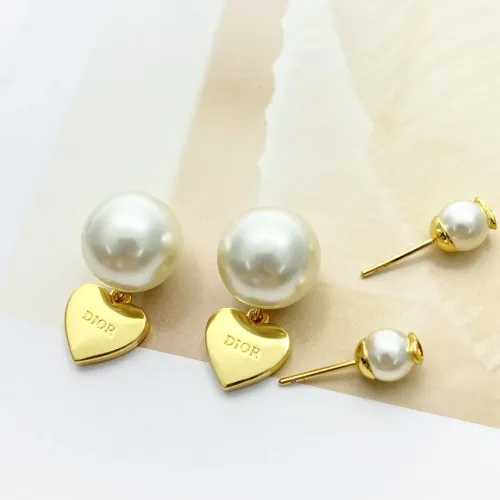 Replica Christian Dior Earrings For Women #1406987 $32.00 USD for Wholesale