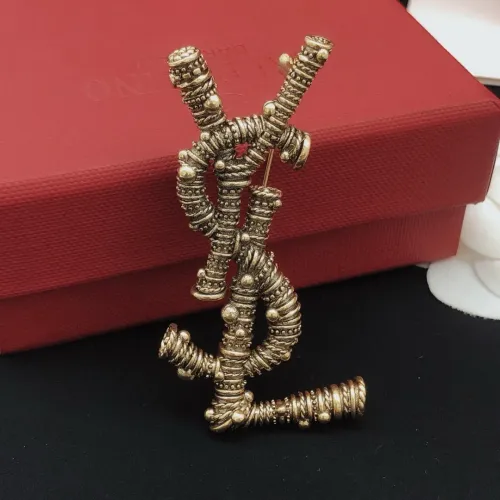 Replica Yves Saint Laurent Brooches For Women #1407033 $29.00 USD for Wholesale