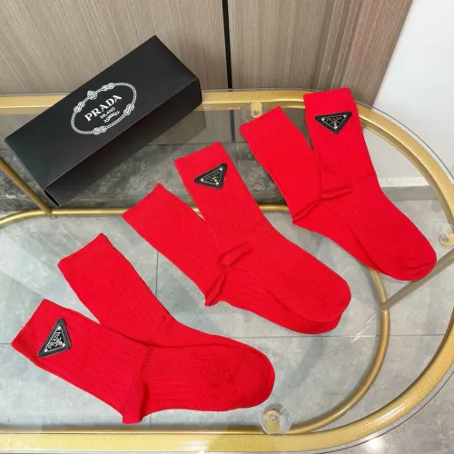 Replica Prada Socks #1407346 $29.00 USD for Wholesale