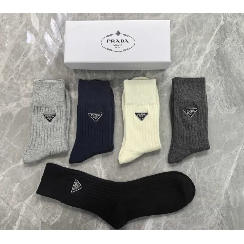 Replica Prada Socks #1407352 $29.00 USD for Wholesale