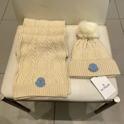 Cheap Moncler Hat and Scarf Set #1407376, $$64.00 USD On Moncler Hat and Scarf and Glove Set