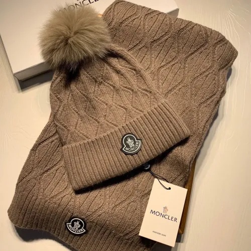 Cheap Moncler Hat and Scarf Set #1407390, $$60.00 USD On Moncler Hat and Scarf and Glove Set