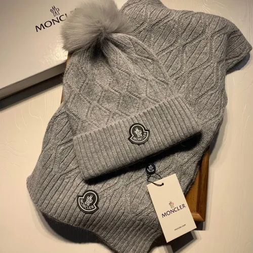 Cheap Moncler Hat and Scarf Set #1407391, $$60.00 USD On Moncler Hat and Scarf and Glove Set