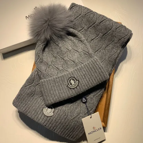 Cheap Moncler Hat and Scarf Set #1407392, $$60.00 USD On Moncler Hat and Scarf and Glove Set