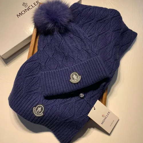 Cheap Moncler Hat and Scarf Set #1407400, $$60.00 USD On Moncler Hat and Scarf and Glove Set