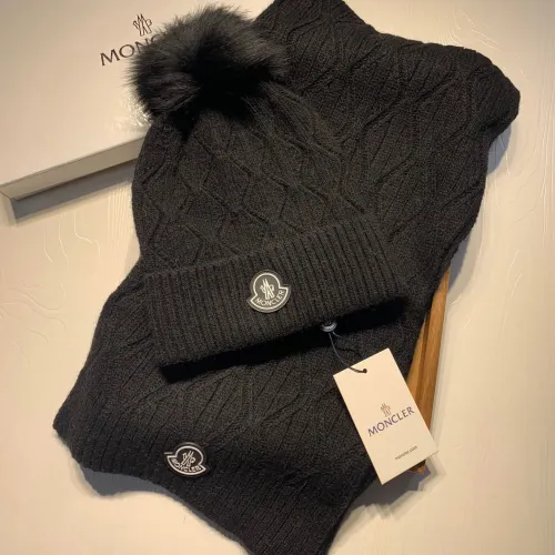 Cheap Moncler Hat and Scarf Set #1407401, $$60.00 USD On Moncler Hat and Scarf and Glove Set