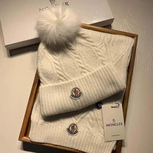 Cheap Moncler Hat and Scarf Set #1407402, $$60.00 USD On Moncler Hat and Scarf and Glove Set