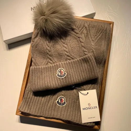 Cheap Moncler Hat and Scarf Set #1407406, $$60.00 USD On Moncler Hat and Scarf and Glove Set