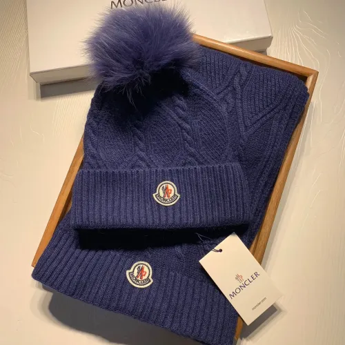 Cheap Moncler Hat and Scarf Set #1407410, $$60.00 USD On Moncler Hat and Scarf and Glove Set