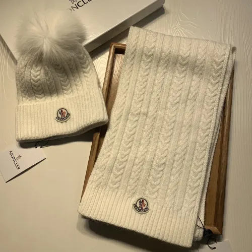 Cheap Moncler Hat and Scarf Set #1407413, $$60.00 USD On Moncler Hat and Scarf and Glove Set
