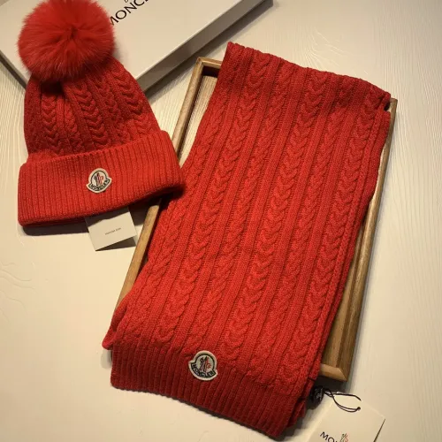 Cheap Moncler Hat and Scarf Set #1407436, $$60.00 USD On Moncler Hat and Scarf and Glove Set