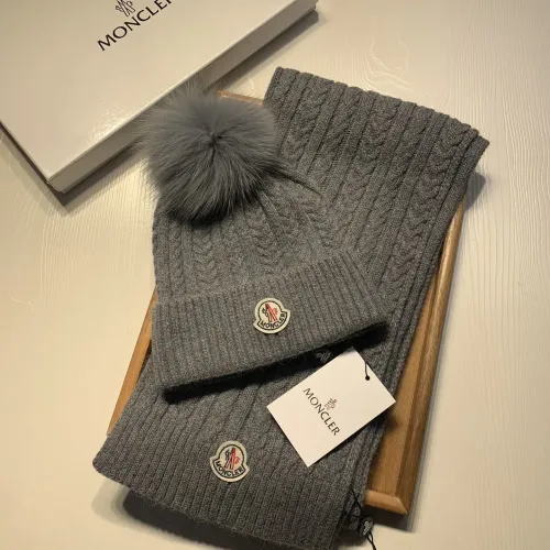 Cheap Moncler Hat and Scarf Set #1407437, $$60.00 USD On Moncler Hat and Scarf and Glove Set