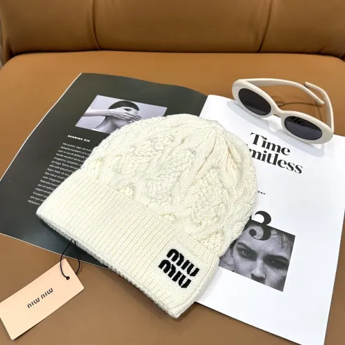 Replica MIU MIU Hat and Scarf Set #1407499 $64.00 USD for Wholesale