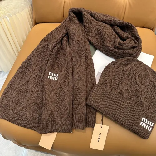 Replica MIU MIU Hat and Scarf Set #1407500 $64.00 USD for Wholesale