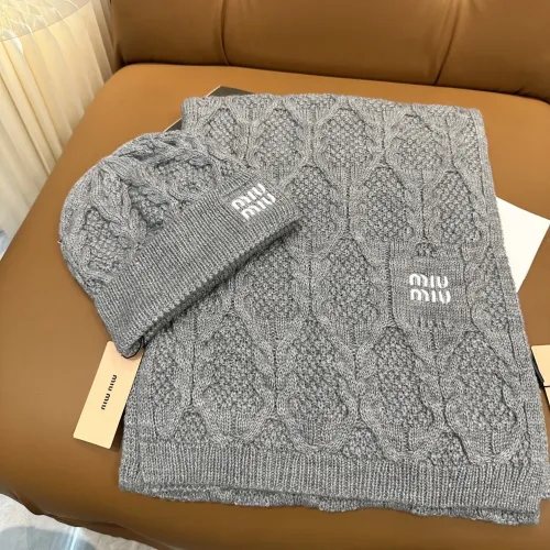 Cheap MIU MIU Hat and Scarf Set #1407501, $$64.00 USD On MIU MIU Hat and Scarf and Glove Set