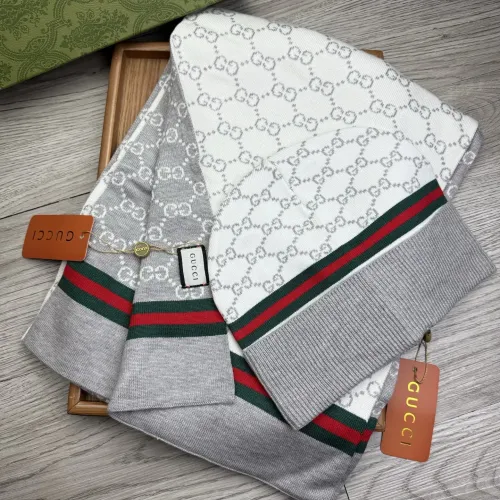 Cheap Gucci Hat and Scarf Set #1407503, $$52.00 USD On Gucci Hat and Scarf and Glove Set