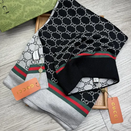 Cheap Gucci Hat and Scarf Set #1407504, $$52.00 USD On Gucci Hat and Scarf and Glove Set