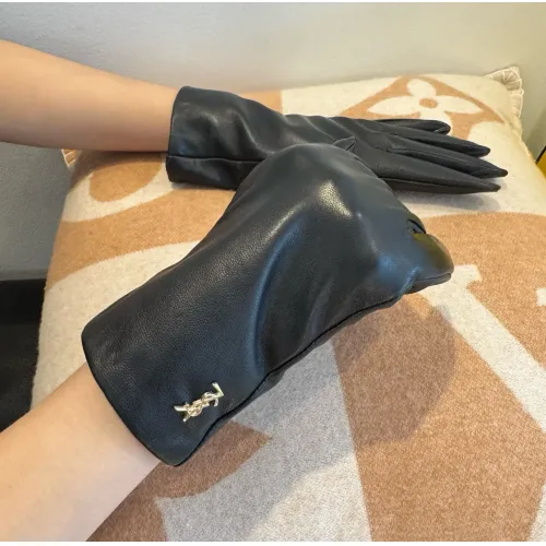 Replica Yves Saint Laurent Gloves For Women #1407599 $48.00 USD for Wholesale