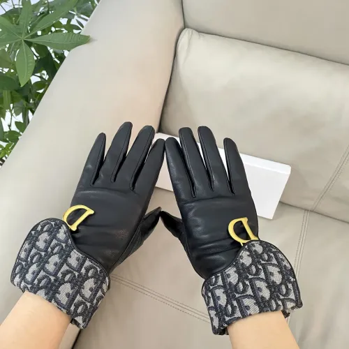 Replica Christian Dior Gloves For Women #1407600 $60.00 USD for Wholesale