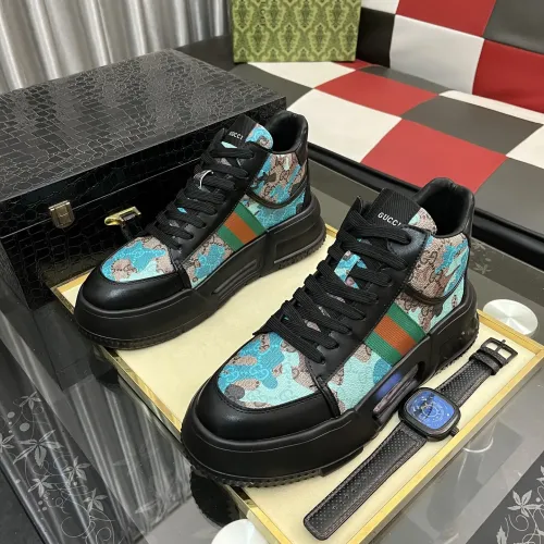 Replica Gucci High Tops Shoes For Men #1408216 $85.00 USD for Wholesale