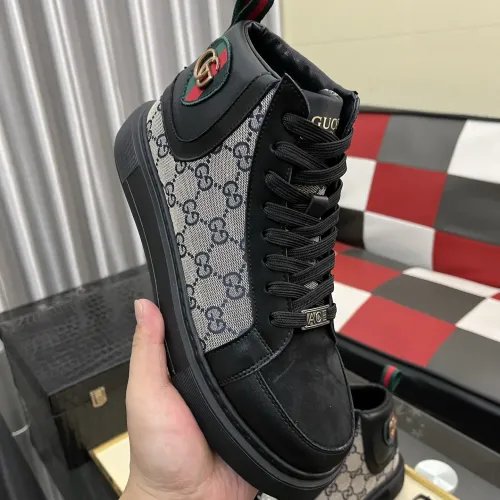Replica Gucci High Tops Shoes For Men #1408229 $85.00 USD for Wholesale
