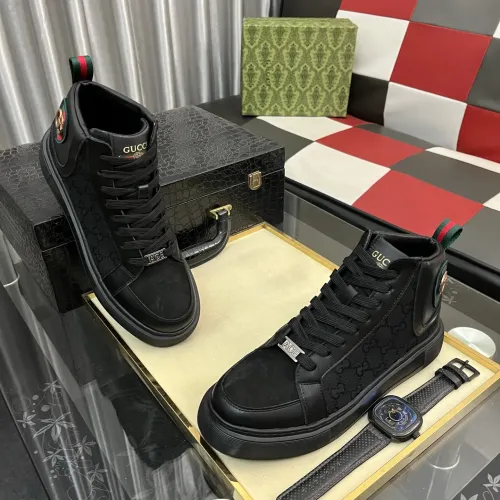 Replica Gucci High Tops Shoes For Men #1408230 $85.00 USD for Wholesale
