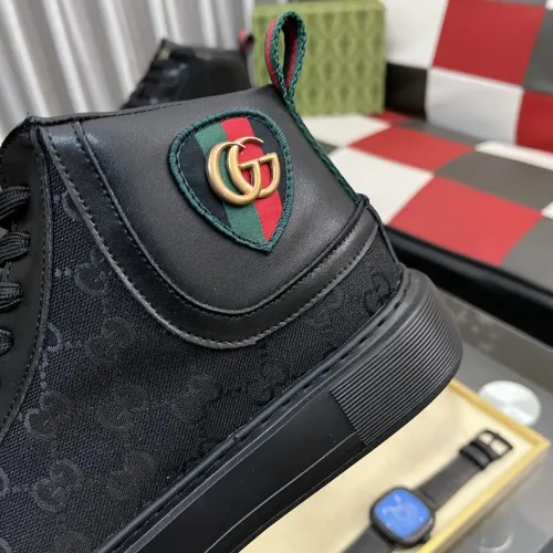 Replica Gucci High Tops Shoes For Men #1408230 $85.00 USD for Wholesale