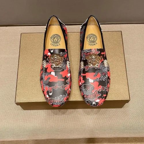 Cheap Versace Leather Shoes For Men #1408364, $$76.00 USD On Versace Leather Shoes