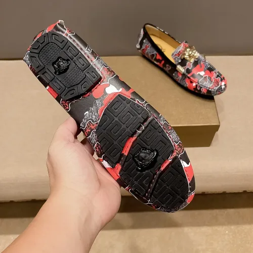 Replica Versace Leather Shoes For Men #1408364 $76.00 USD for Wholesale