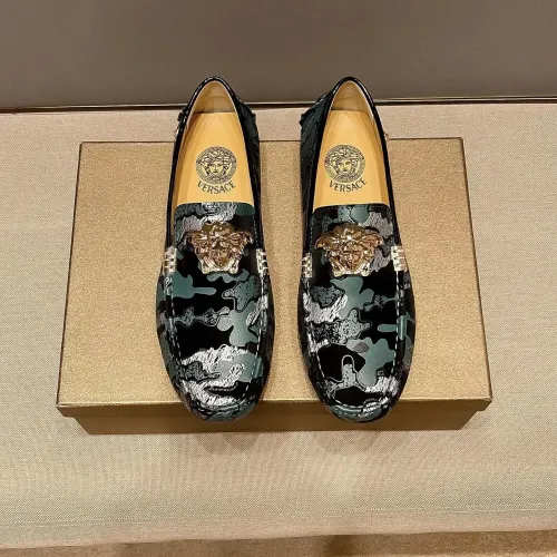 Cheap Versace Leather Shoes For Men #1408365, $$76.00 USD On Versace Leather Shoes