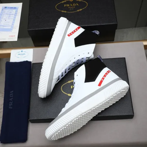 Replica Prada High Top Shoes For Men #1408401 $82.00 USD for Wholesale