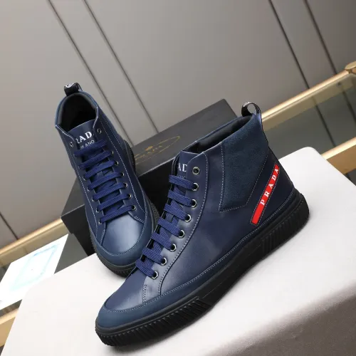 Cheap Prada High Top Shoes For Men #1408403, $$82.00 USD On Prada High Top Shoes