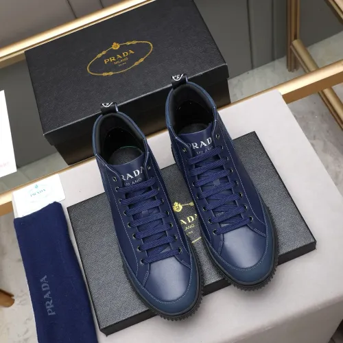 Replica Prada High Top Shoes For Men #1408403 $82.00 USD for Wholesale
